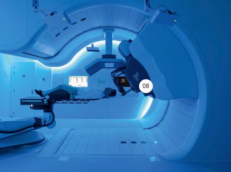 Pure PBS beam with clinically relevant field size to treat all PT indications